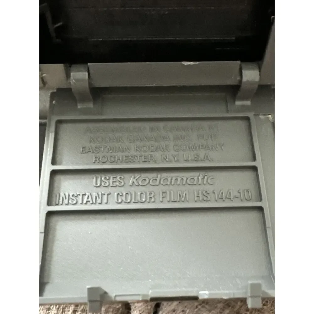 Vintage Camera Kodak‎ Kodamatic Champ HS144-10 Instant Camera Gray Black Works